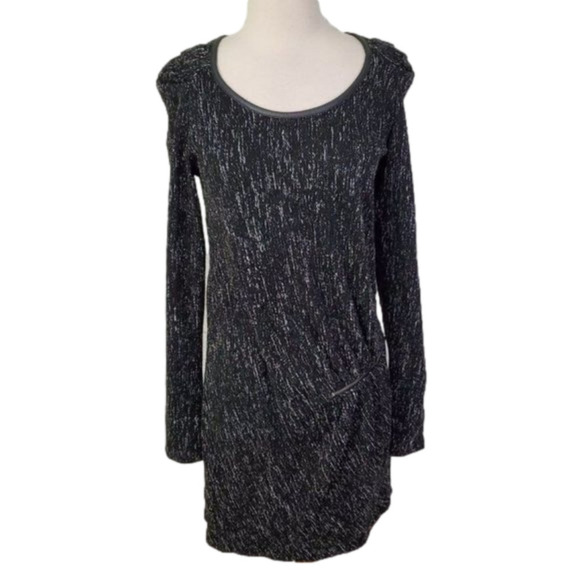 SCOTCH & SODA 𝅺MAISON Scotch Long Sleeve Dress Black 2 - Picture 1 of 8